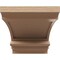 Ekena Millwork 7"W x 14"D x 7"H Wide Diane Rough Cedar Woodgrain TimberThane Corbel, Primed Tan CORUR07X14X07DIARCPR - alternate 6